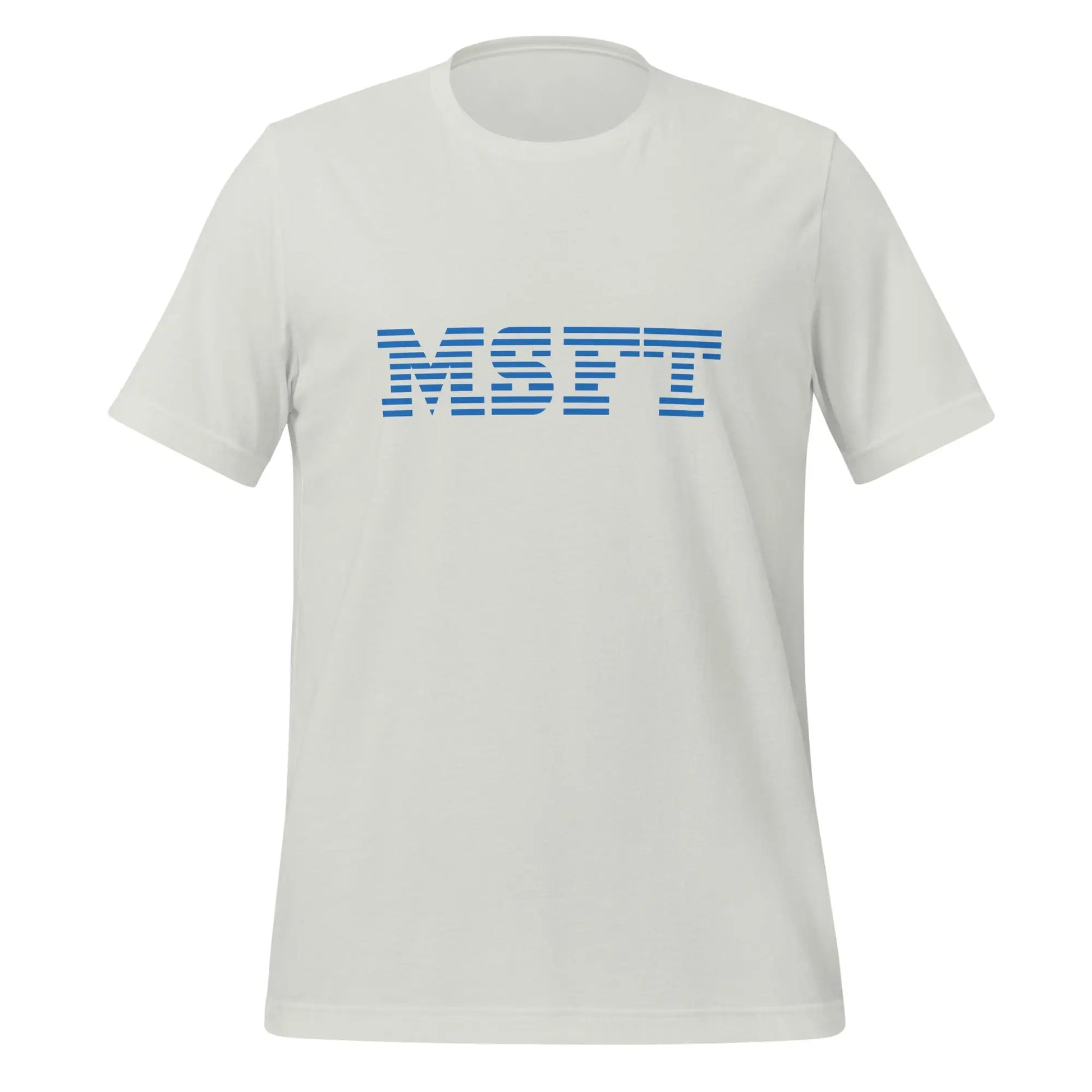 Big Blue MSFT T-Shirt (unisex) - Silver / M