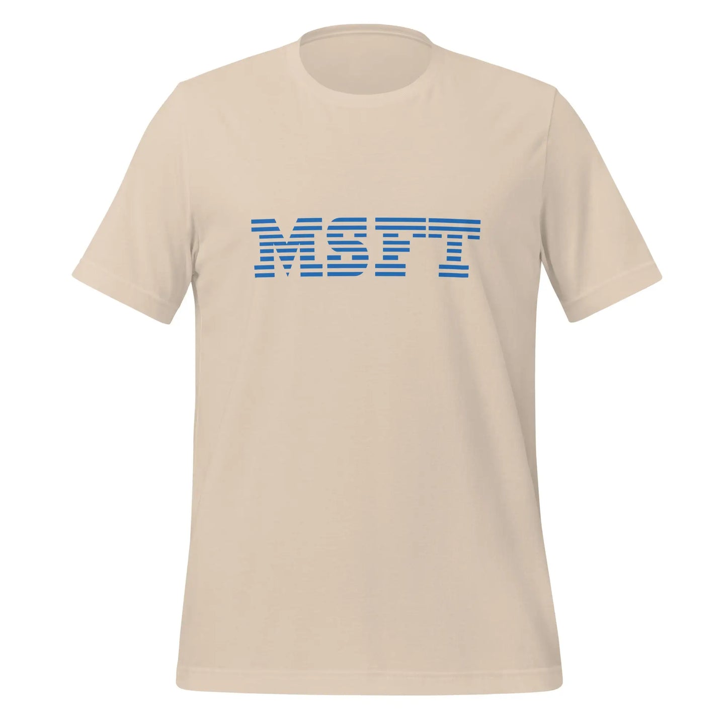 Big Blue MSFT T-Shirt (unisex) - Soft Cream / M