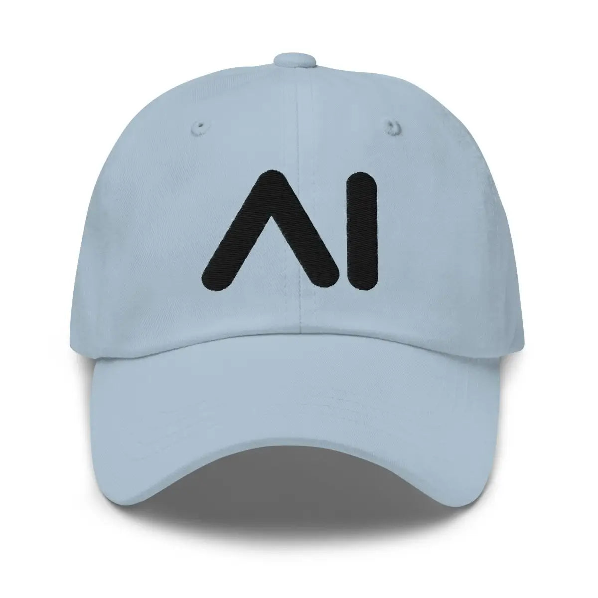 AI Black Logo Cap - Light Blue