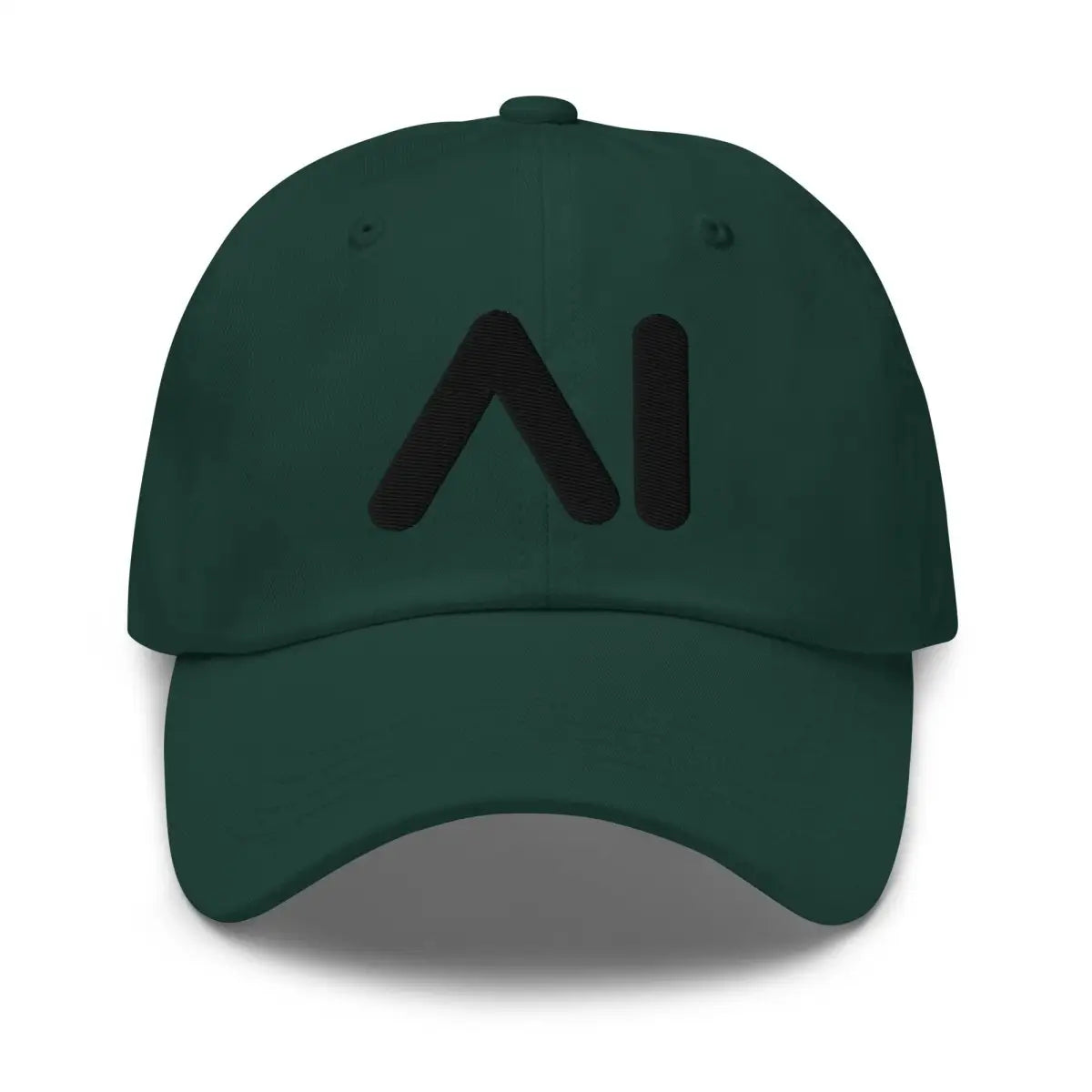 AI Black Logo Cap - Spruce