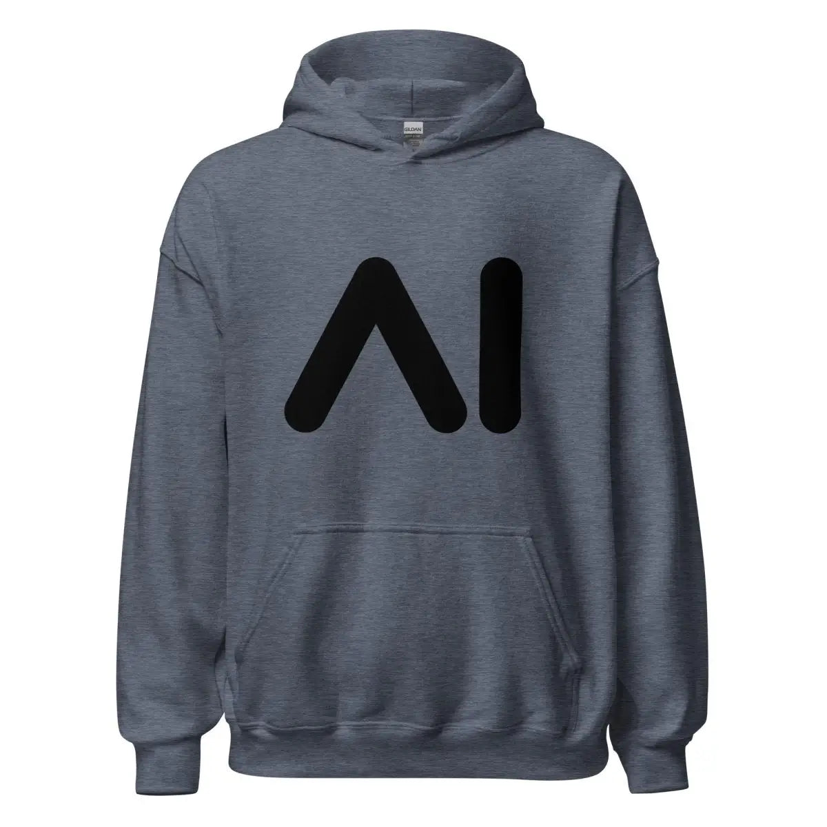 AI Black Logo Hoodie (unisex)