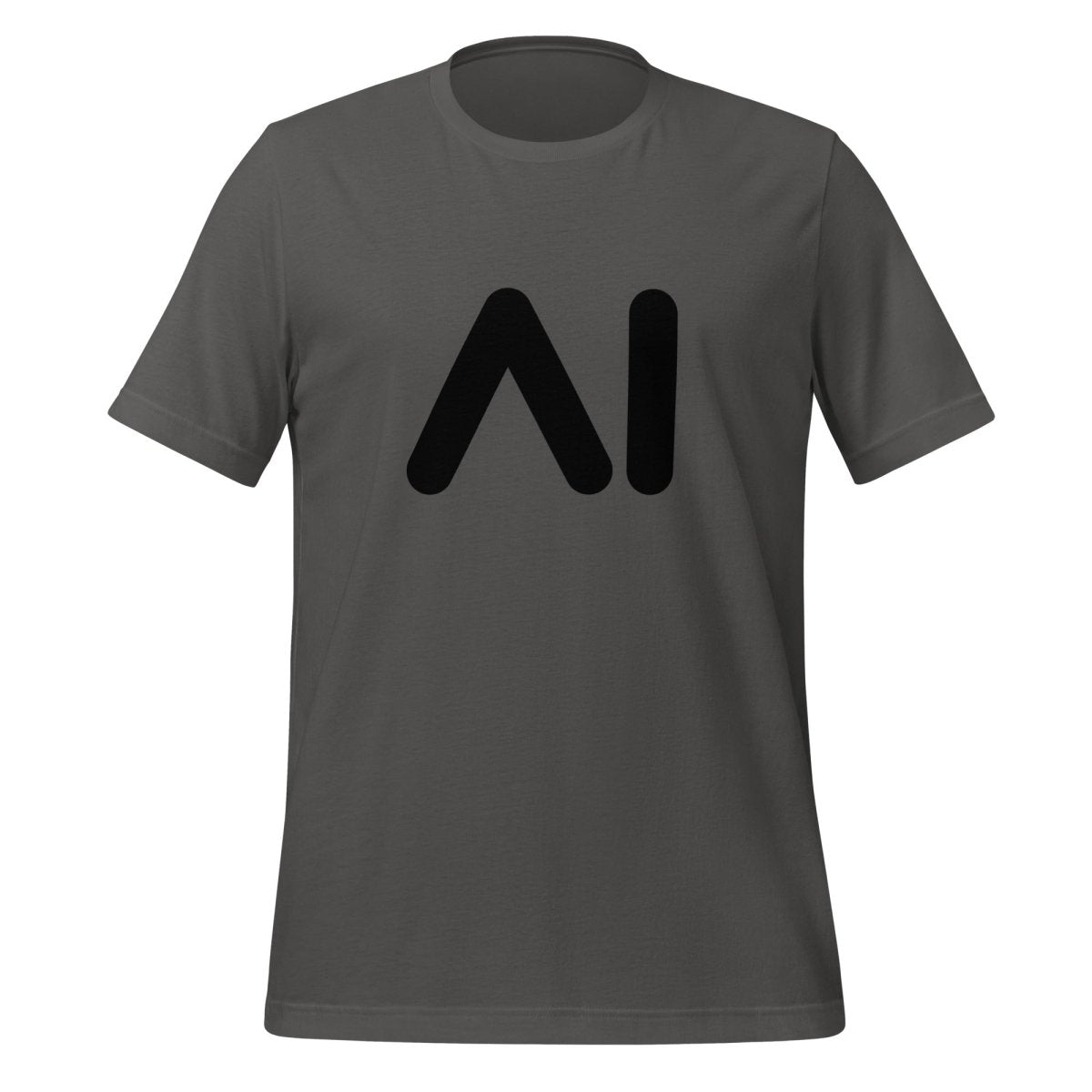 AI Black Logo T - Shirt (unisex) - Asphalt - AI Store