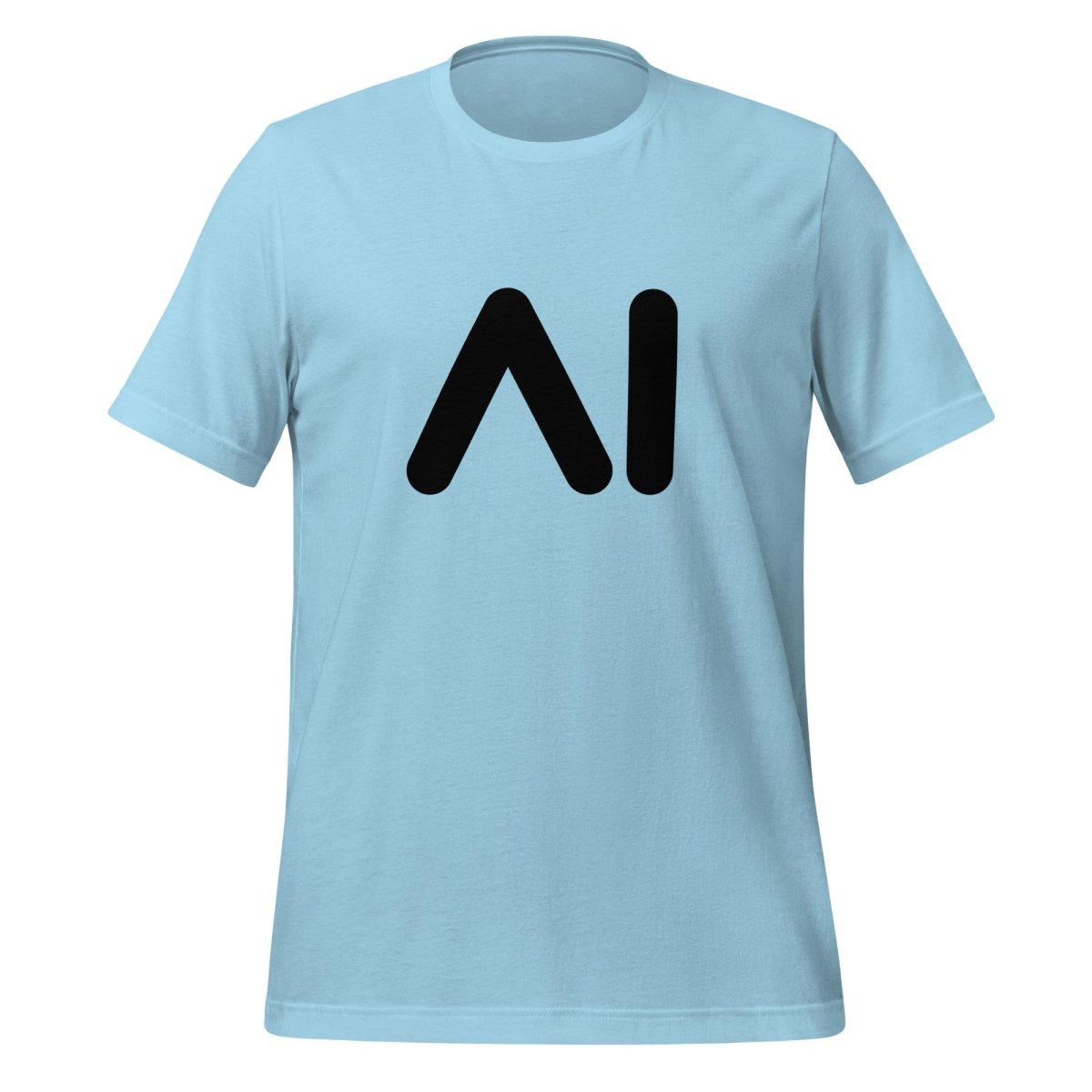 AI Black Logo T - Shirt (unisex) - Ocean Blue - AI Store