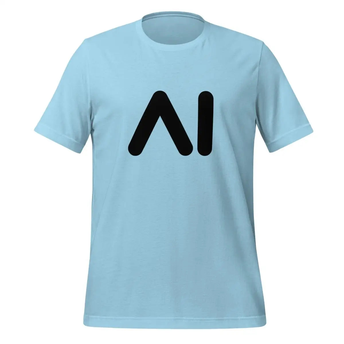 AI Black Logo T-Shirt (unisex) - Ocean Blue / M