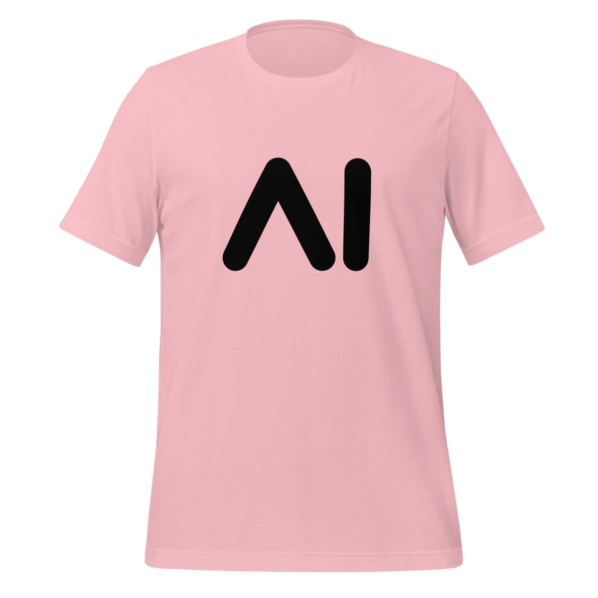 AI Black Logo T - Shirt (unisex) - Pink - AI Store
