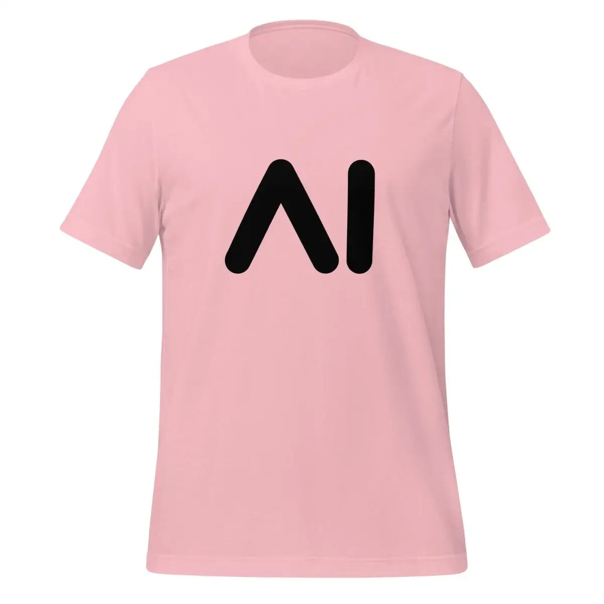 AI Black Logo T-Shirt (unisex) - Pink / M