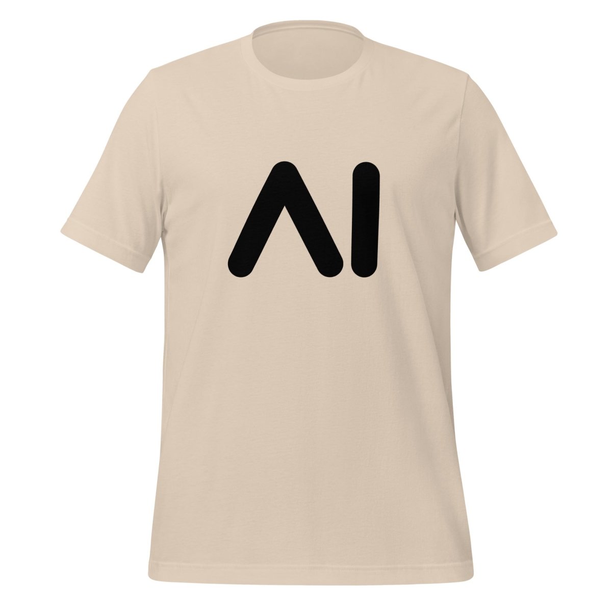 AI Black Logo T - Shirt (unisex) - Soft Cream - AI Store