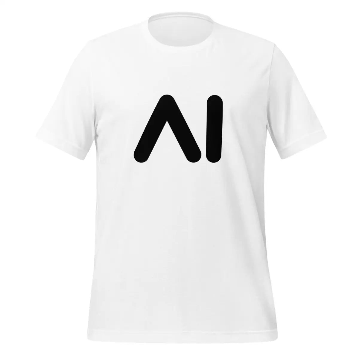 AI Black Logo T-Shirt (unisex) - White / M