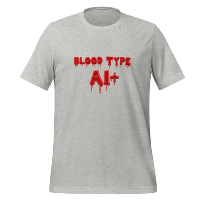 Blood Type AI + T-Shirt (unisex) - Athletic Heather / M