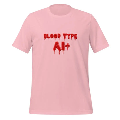 Blood Type AI + T-Shirt (unisex) - Pink / M