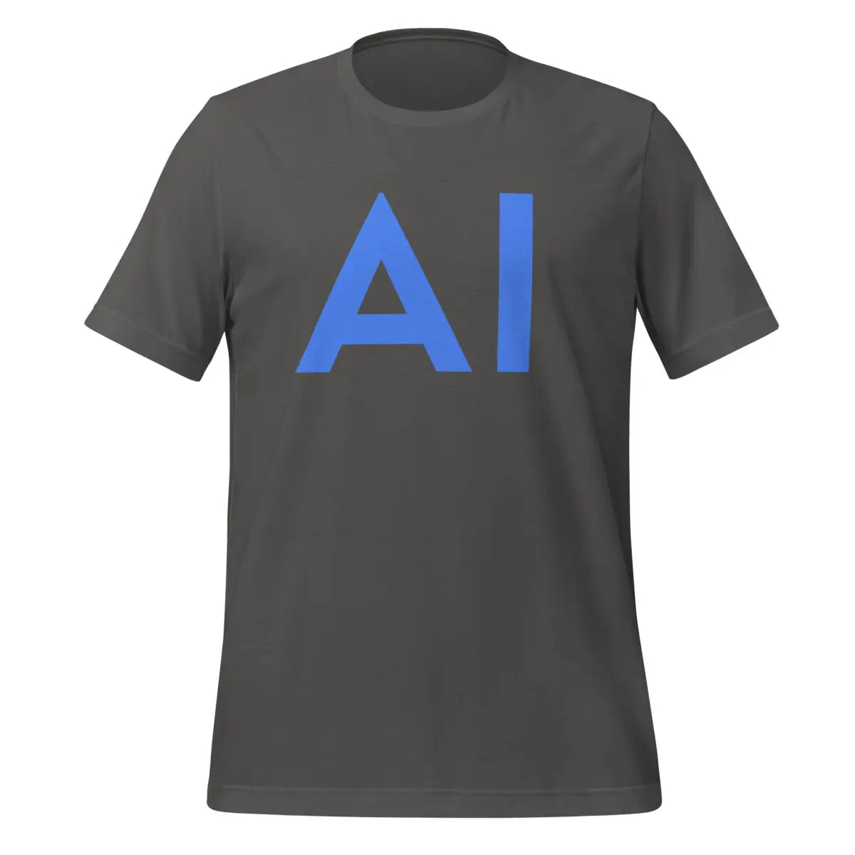 AI Blue T-Shirt (unisex) - Asphalt / M