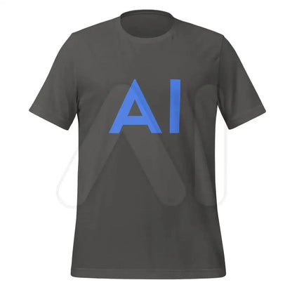 AI Blue T-Shirt (unisex) - Asphalt / M