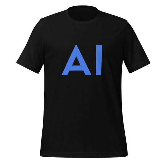 AI Blue T-Shirt (unisex) - Black - AI Store