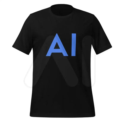 AI Blue T-Shirt (unisex) - Black / M