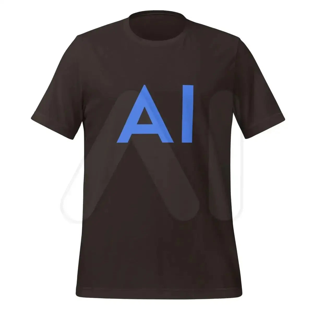 AI Blue T-Shirt (unisex) - Brown / M