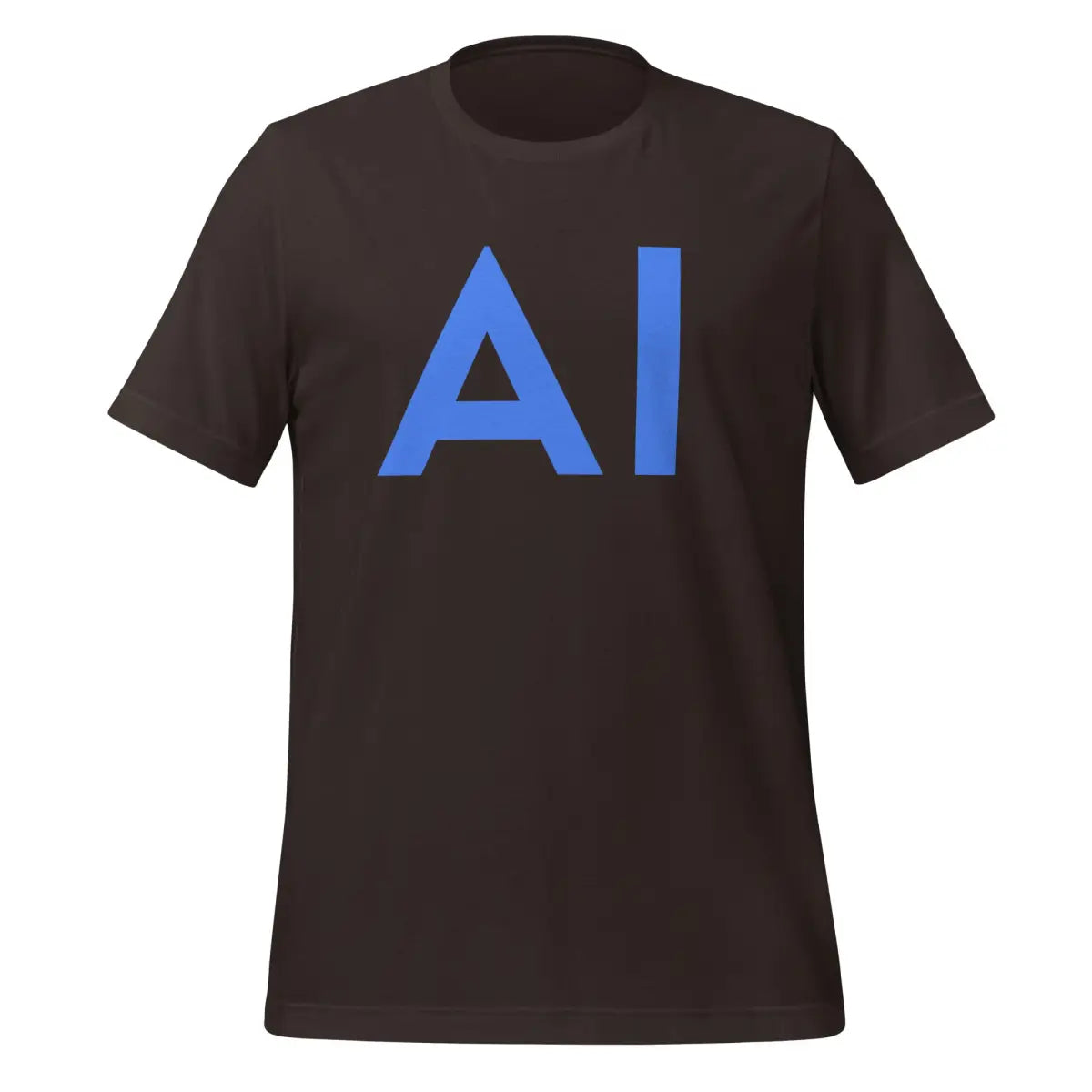 AI Blue T-Shirt (unisex) - Brown / M