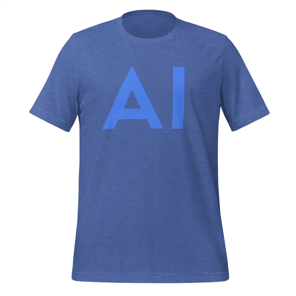 AI Blue T-Shirt (unisex) - Heather True Royal / M