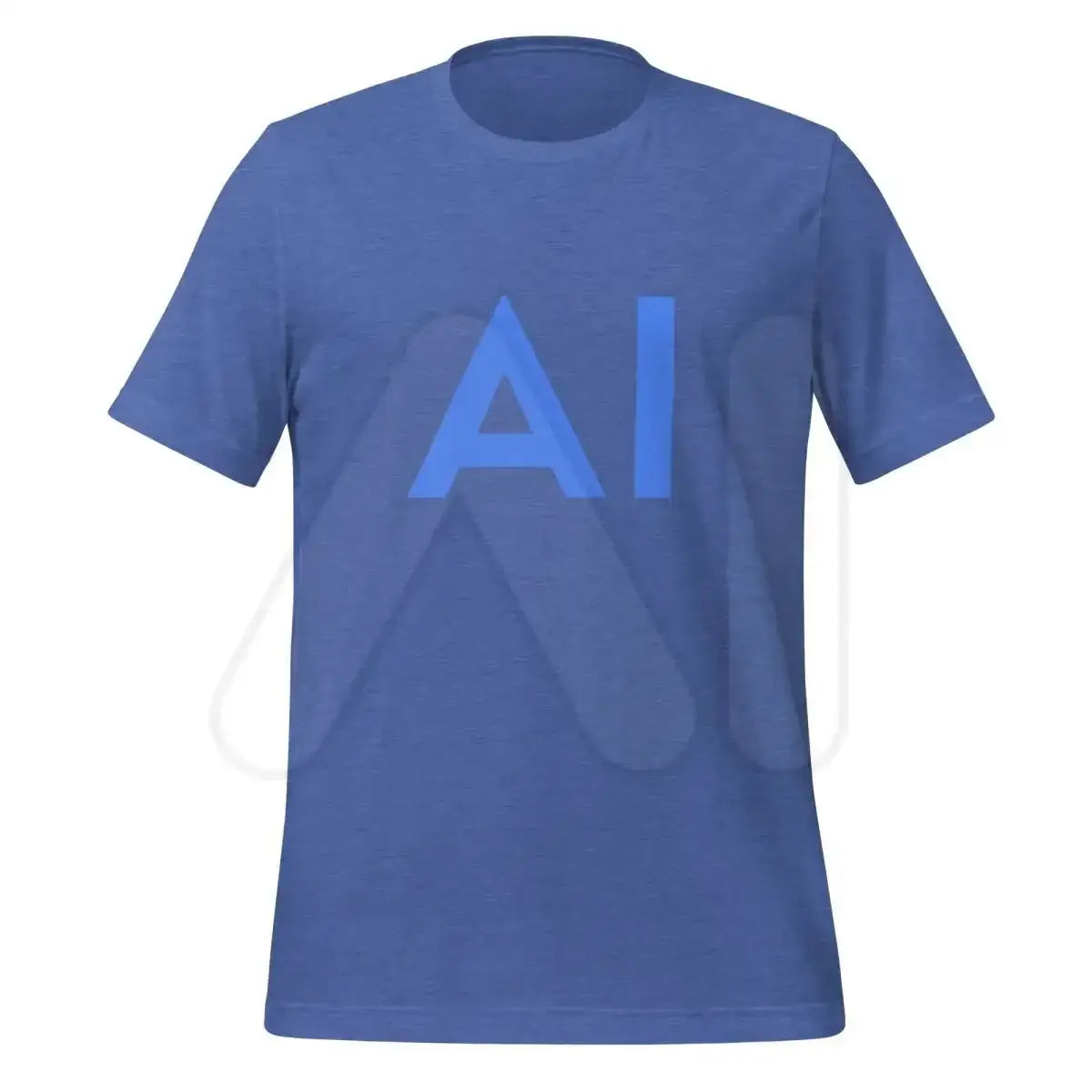 AI Blue T-Shirt (unisex) - Heather True Royal / M