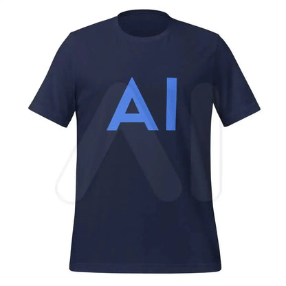 AI Blue T-Shirt (unisex) - Navy / M