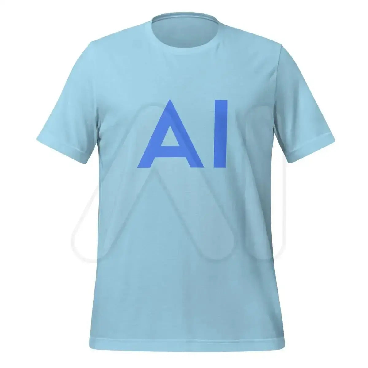 AI Blue T-Shirt (unisex) - Ocean Blue / M