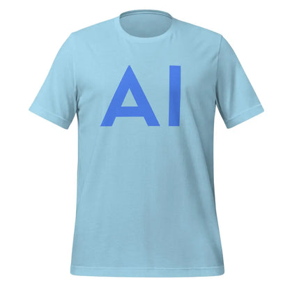 AI Blue T-Shirt (unisex) - Ocean Blue / M