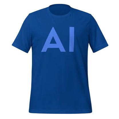 AI Blue T-Shirt (unisex) - True Royal / M