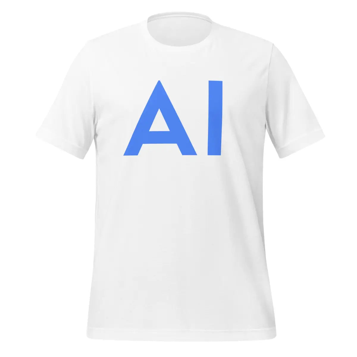 AI Blue T-Shirt (unisex) - White / M