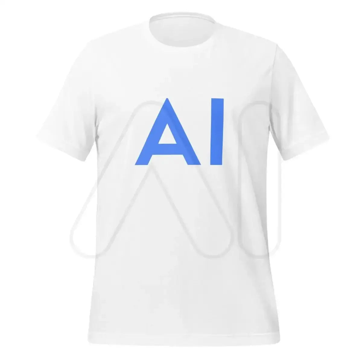 AI Blue T-Shirt (unisex) - White / M