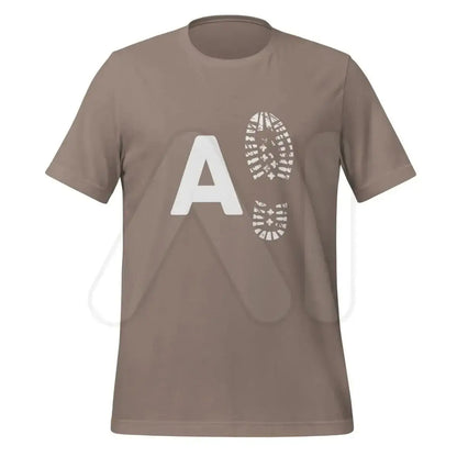 AI Boot T-Shirt (unisex) - Pebble / M