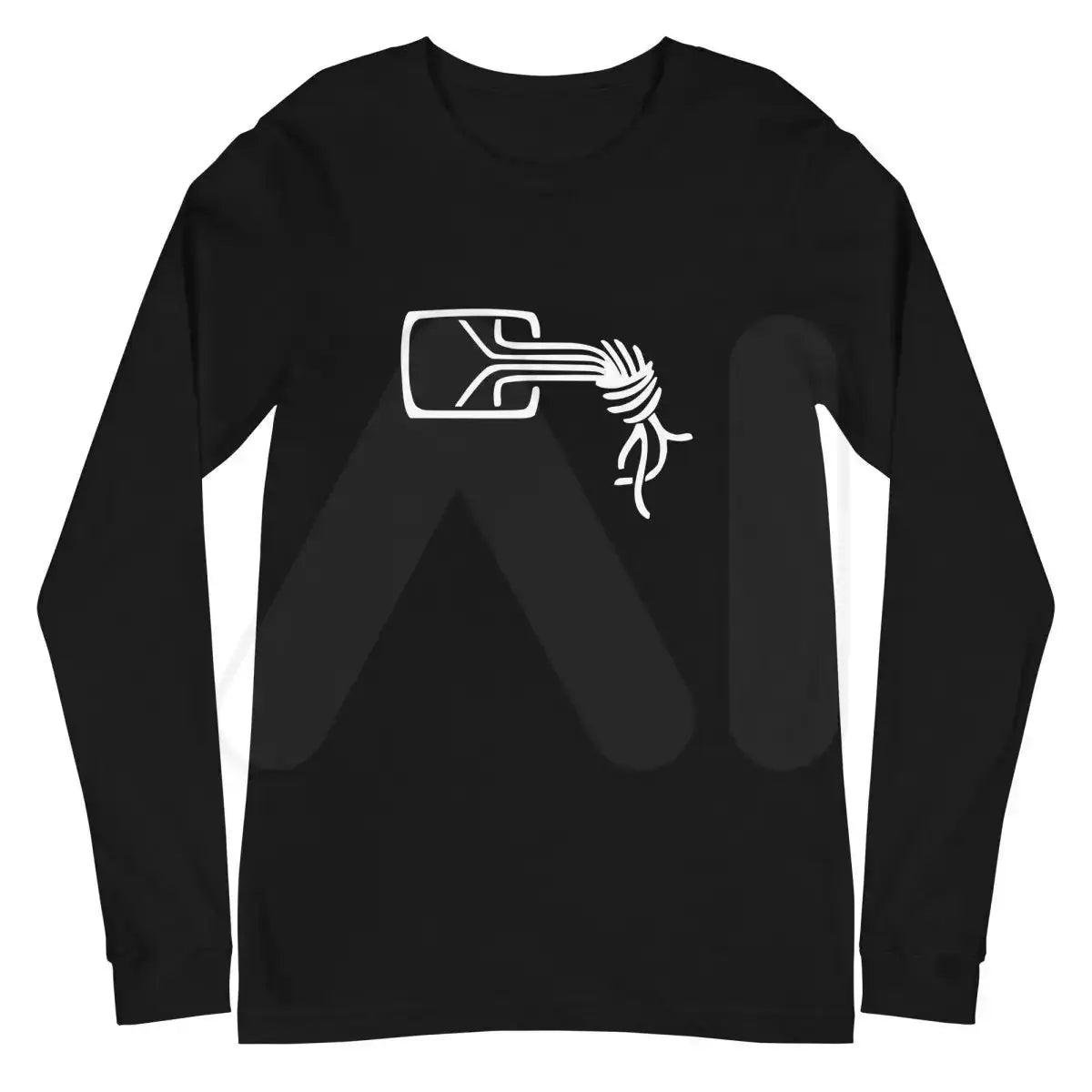 Chaos Computer Club Logo Long Sleeve T-Shirt (unisex) - Black / M