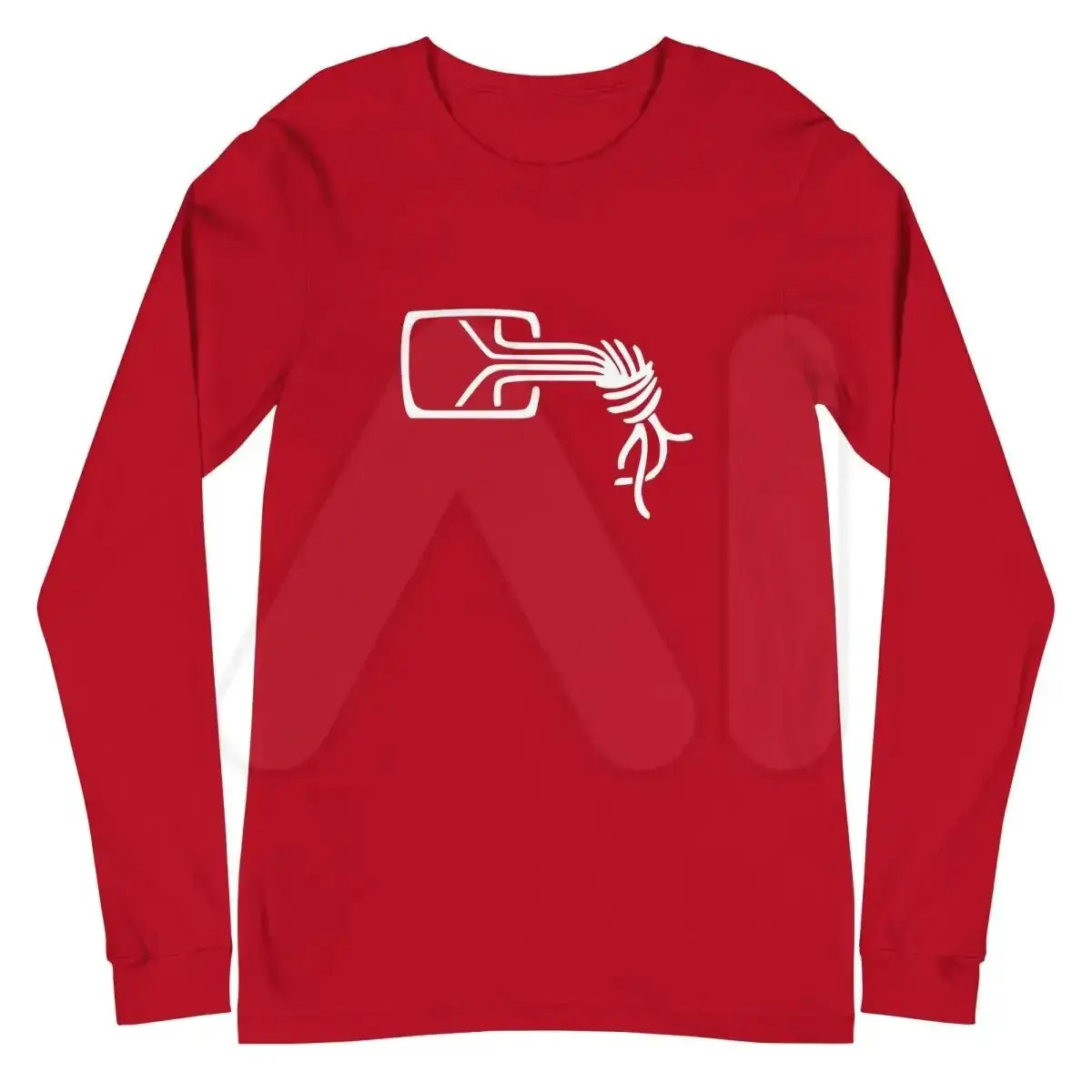 Chaos Computer Club Logo Long Sleeve T-Shirt (unisex) - Red / M