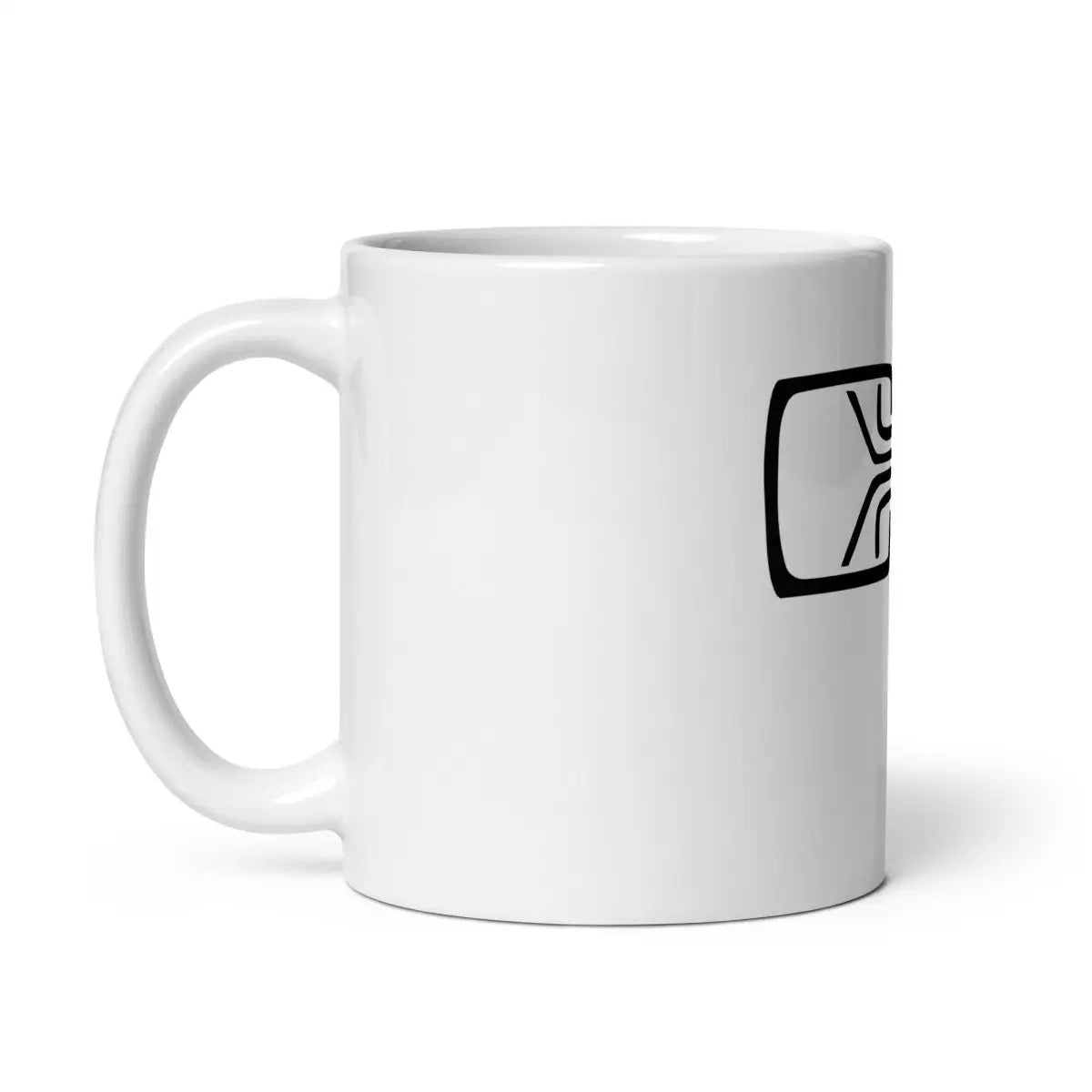 Chaos Computer Club Logo White Glossy Mug