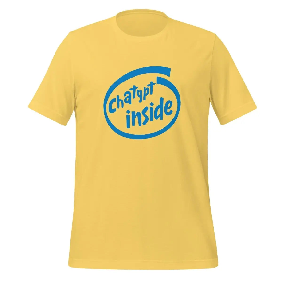 ChatGPT Inside T-Shirt (unisex) - Yellow / M