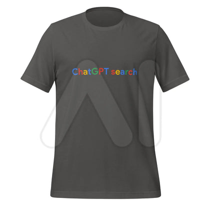 ChatGPT search Logo T-Shirt (unisex) - Asphalt / M