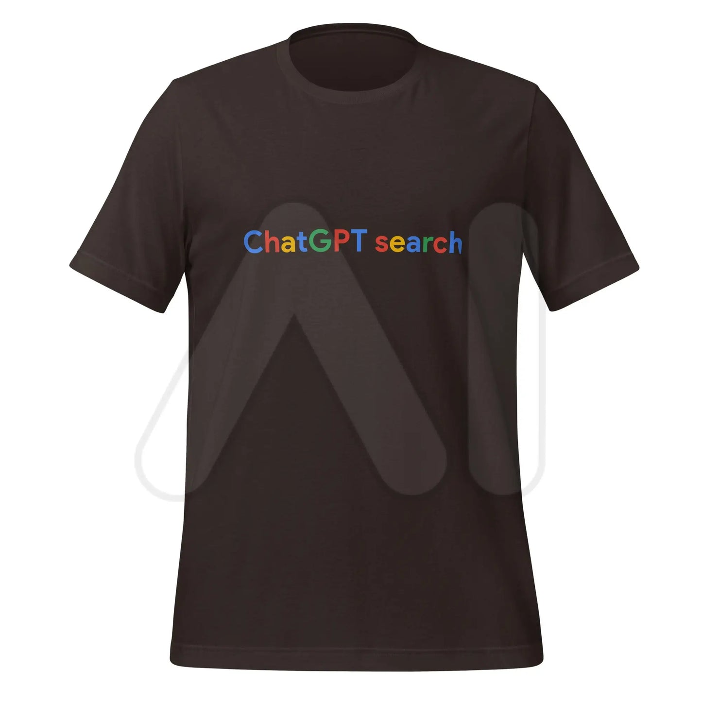 ChatGPT search Logo T-Shirt (unisex) - Brown / M