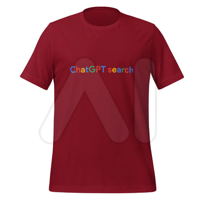 ChatGPT search Logo T-Shirt (unisex) - Cardinal / M