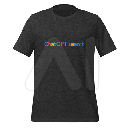 ChatGPT search Logo T-Shirt (unisex) - Dark Grey Heather / M