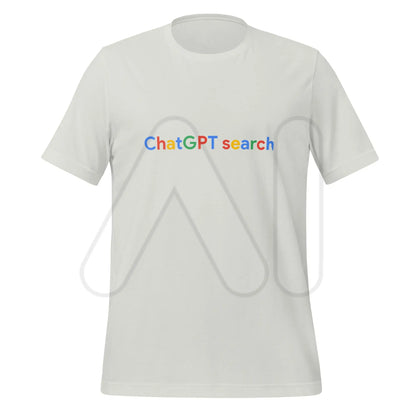 ChatGPT search Logo T-Shirt (unisex) - Silver / M