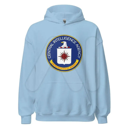 CIA Logo Hoodie (unisex) - Light Blue / M