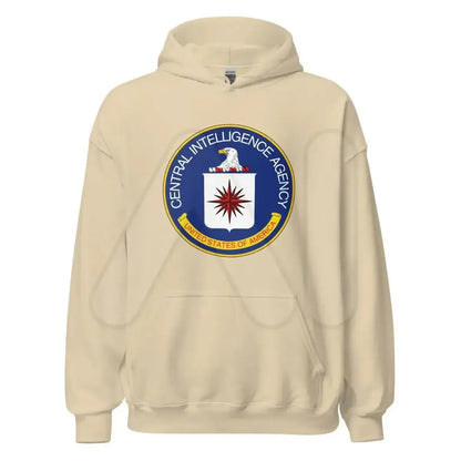 CIA Logo Hoodie (unisex) - Sand / M