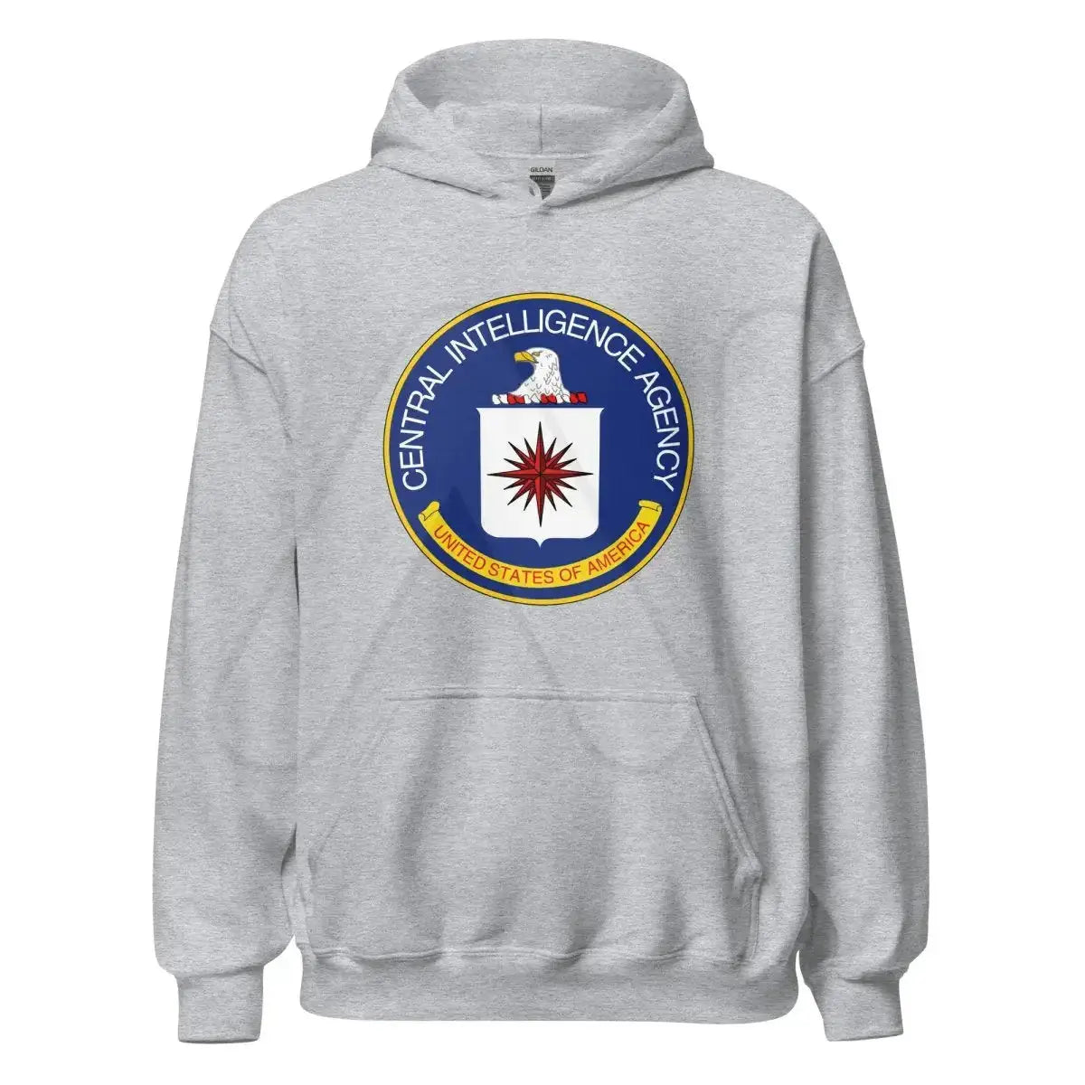 CIA Logo Hoodie (unisex) - Sport Grey / M