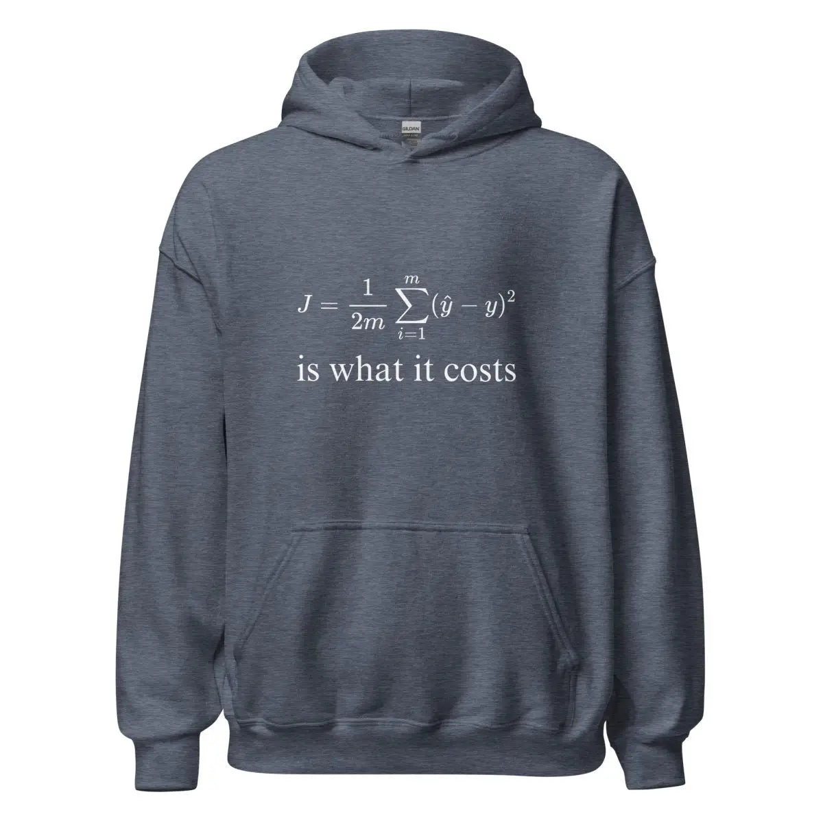 Cost Function for Linear Regression Hoodie (unisex) - Heather Sport Dark Navy / M