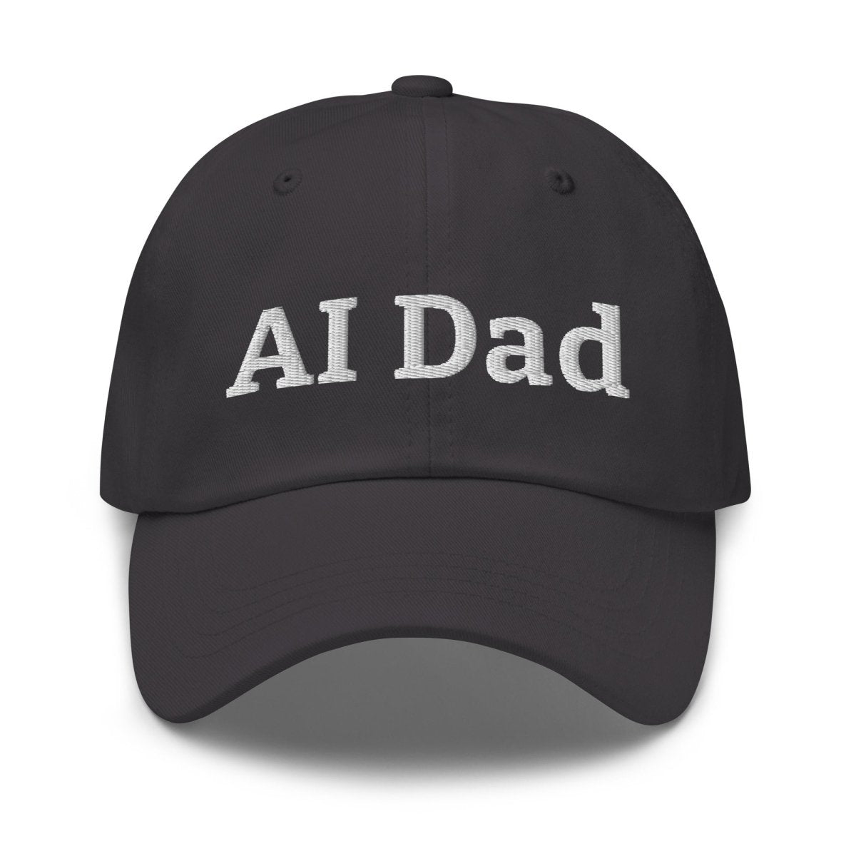 "AI Dad" Embroidered Cap - Dark Grey - AI Store