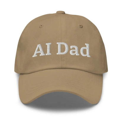 AI Dad Embroidered Cap - Khaki