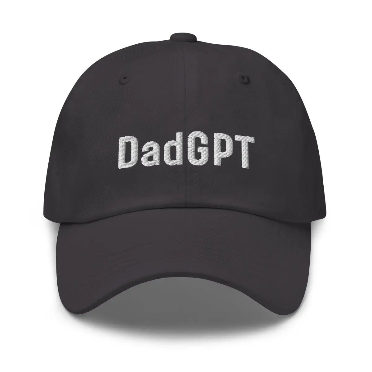 DadGPT Embroidered Cap 2.1 - Dark Grey