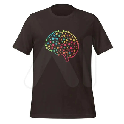 DALL-E Neural Network Brain T-Shirt (unisex) - Brown / M