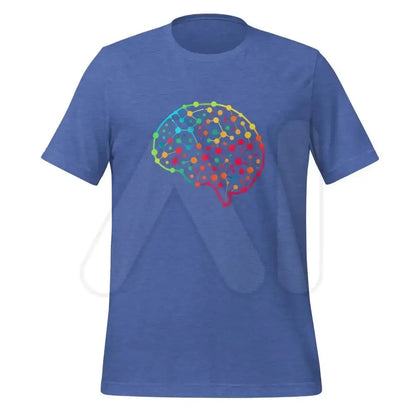 DALL-E Neural Network Brain T-Shirt (unisex) - Heather True Royal / M