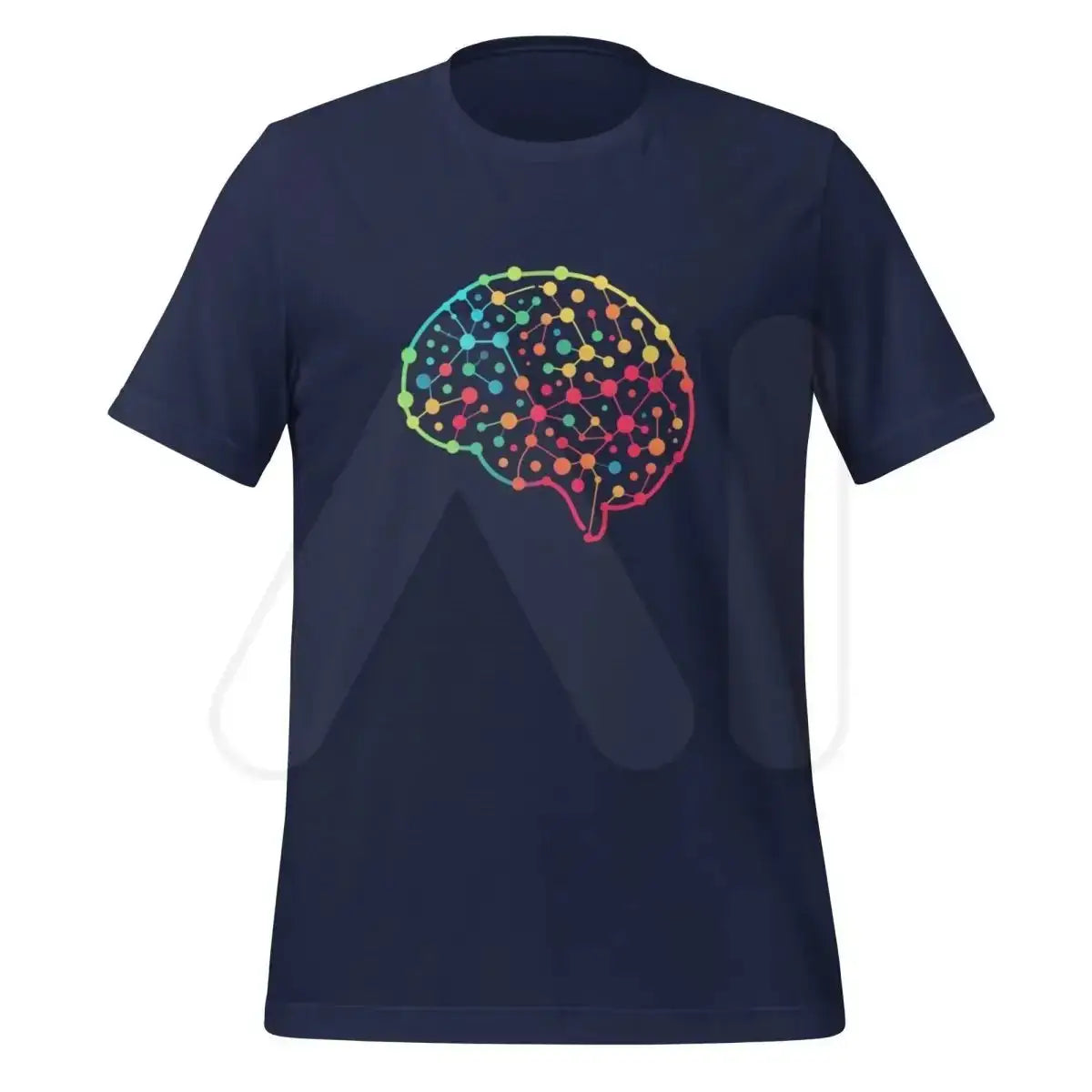 DALL-E Neural Network Brain T-Shirt (unisex) - Navy / M