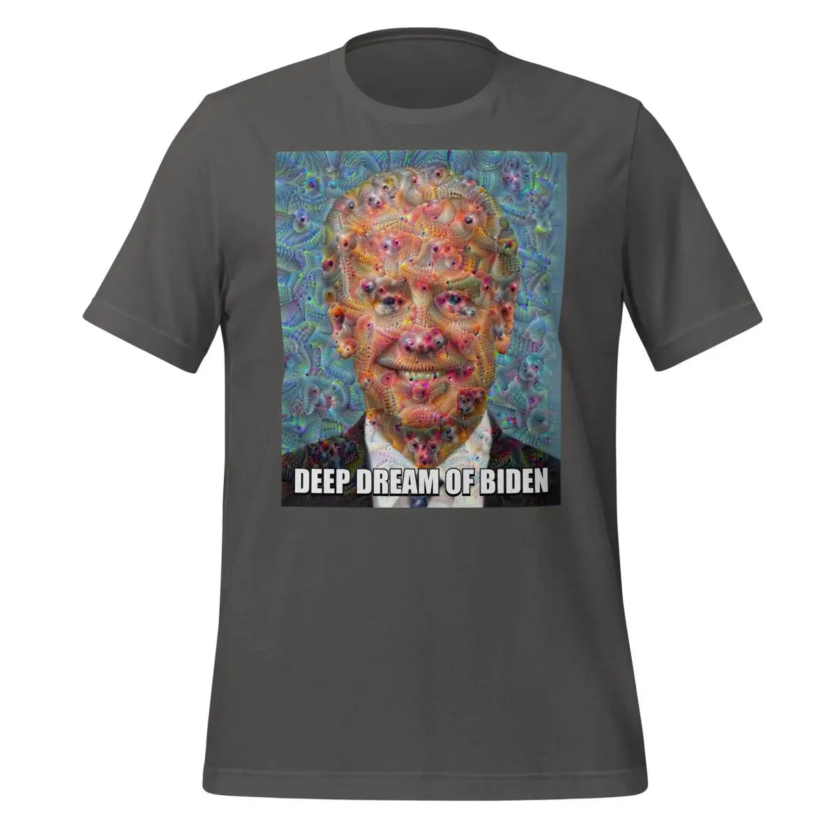 Deep Dream of Biden T-Shirt (unisex) - Asphalt / M