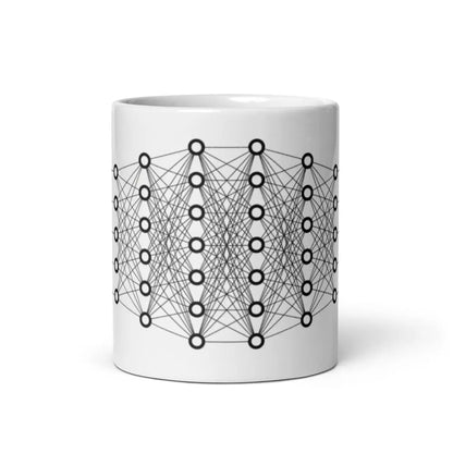 Deep Learning White Glossy Mug - 11 oz